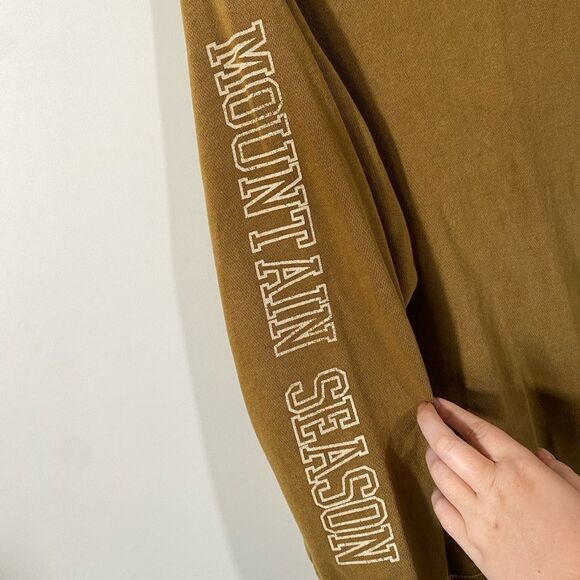 Aerie Mockneck Sweatshirt “Mountain Season” Size small with Pockets - Picture 4 of 8